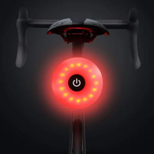Bike Tail Light, Sport LED Rear Bike Light USB Rechargeable, Red High Intensity Bicycle Taillight Waterproof