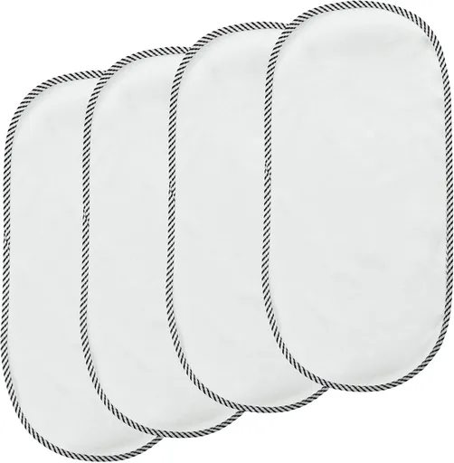 Waterproof Changing Pad Liners 60 x 30cm Soft Flannel 4 Pack