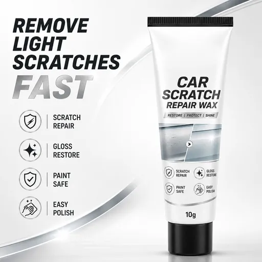 Titanium Ceramic Wax Cream for Cars, Advanced Car Coating & Polishing Wax, Strong Protection & Long-Lasting Shine, Waterless Spray Application