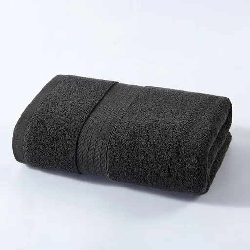 Dark Grey, Cotton Adult Bath Towel, 50×100cm