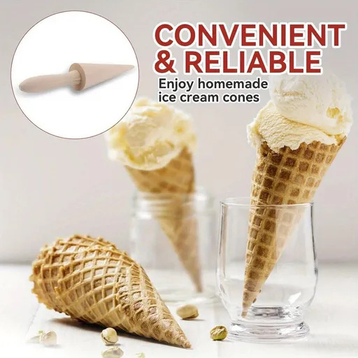 Wooden Ice Cream Cone Roller, 23.5 x 4.5 cm
