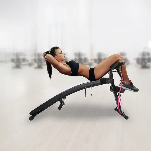 Foldable Incline Sit Up Bench for Home Gym Ab Workout Training