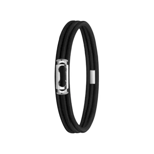 Garbage Can Rubber Bands, Heavy Duty Elastic Trash Bag Holder Bands for 13 to 30 Gallon Kitchen Bins, Black