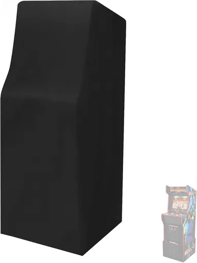 Game Machine Cover Waterproof & Dust-Proof Retro Home Arcade Machine Cover Electronic Game Cover Black（420D：56*79*168cm）