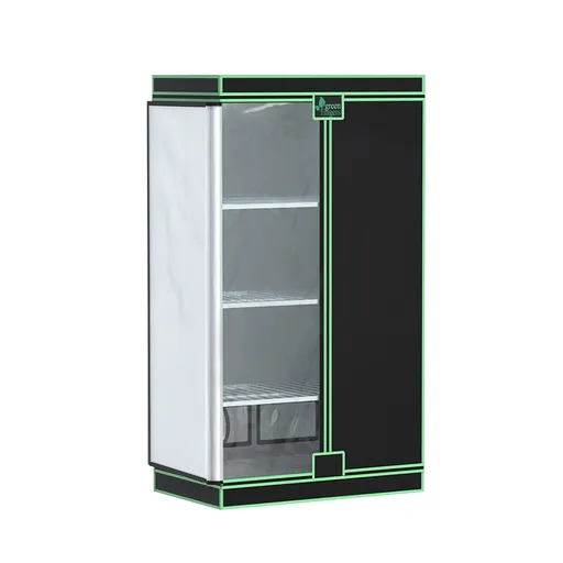 Green Fingers Grow Tent 100x60x180cm 4 Tiers Kits Hydroponics Indoor Grow System
