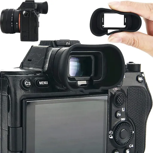 Extended Replace Sony FDA-EP19 Camera Eyecup Viewfinder for Sony A7R VI A7V | Soft Silicon,Camera Eye Cup Eyepiece,for Sony A7R VI A7RVI Alpha A7M5 A7 V A7V IV A1II A7RV A7R V A7R5 A7M4 A7IV A9III A7SIII