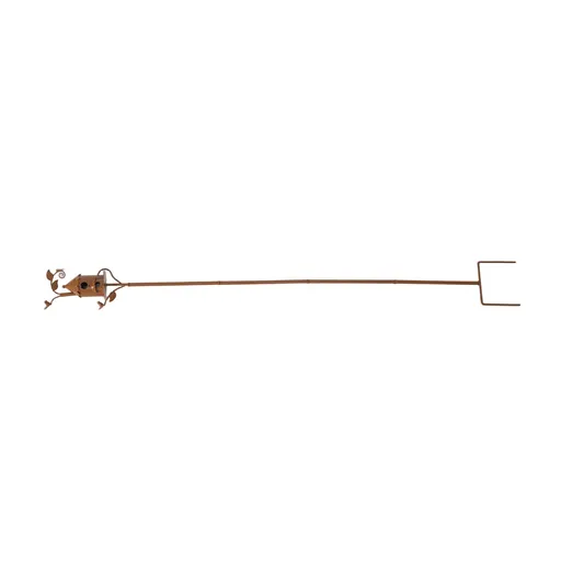 Metal Bird House for Outside with Pole Garden Decorative Birdhouse Stake for Outdoor Yard Decoration
