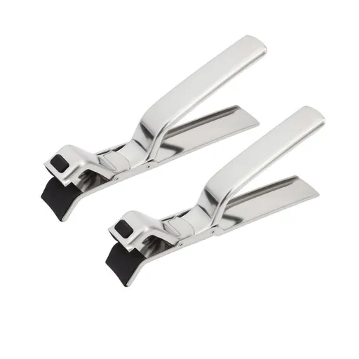 Hot Plate Gripper, Upgrade Hot Plate Gripper Tongs, Anti-Scald Stainless Steel Bowl Clip, Multi Angle Pan Clips Tool, Kitchen Utensil For Bowls Pans Dishes (2pcs)
