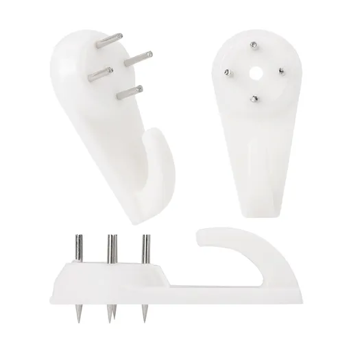30pcs Concrete Wall Hooks, Non-Trace Picture Hanger for Wooden/Stucco/Plaster/Hard Wall, No Damage or Drilling Picture Hooks