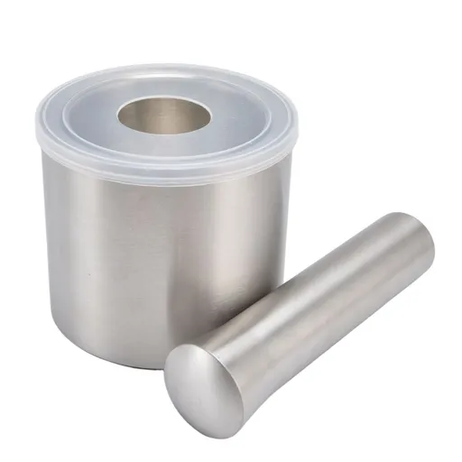 Mortar Pestle Dual Structure Design Glossy Texture Practical Silent Cleanable Kitchen Grinder for Food