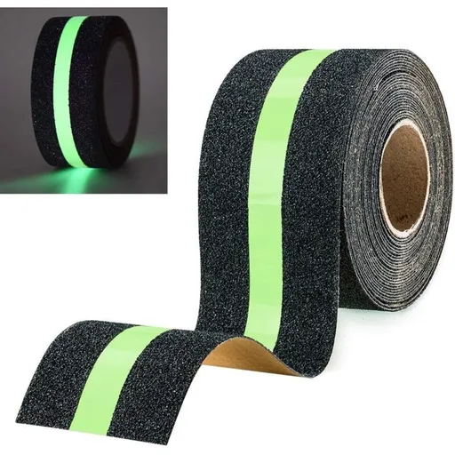 Tape Adhesive Anti-Black X, Slip with Film Lumineux Brille in the, 5 M, 5 cm
