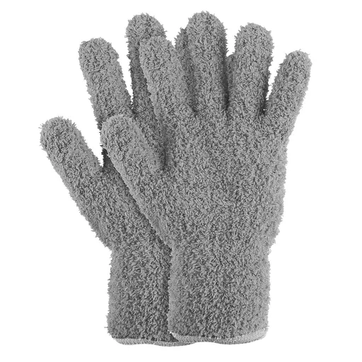 1 Pair Microfiber Dusting Gloves, Reusable Washable Cleaning Gloves Mittens for Plants House Cleaning Car Blinds Lamps