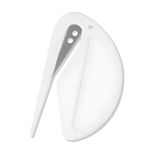 Letter Opener Envelope Slitter, Envelope Opener, Mail Opener, Wrapping Paper Cutter, Package Opener White