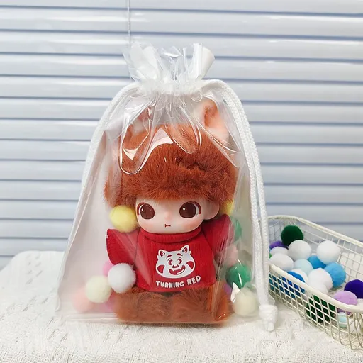 PVC Doll Storage Bag Clear Travel Organizer