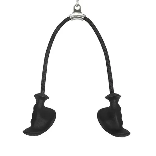 Tricep Rope with Ergonomic Handles, Tricep Pull Down Rope for Cable Machine, Pulley System, Triceps Rope Cable Attachment for Gym, Home