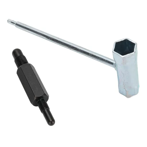Chainsaw Wrench Steel Chainsaw Spanner with Piston Stop Tool Flywheel Clutch Disassembly Tool for MS070 MS090 180