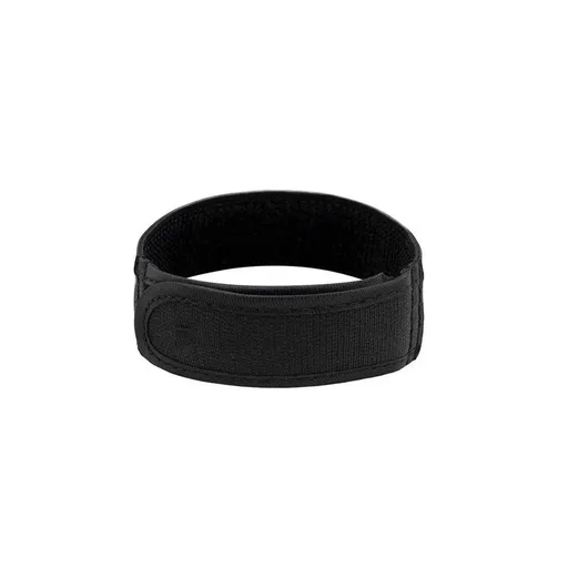 Adjustable Elastic Nylon Belt No Buckle Velcro Leisure Convenient Waistband - Black-S