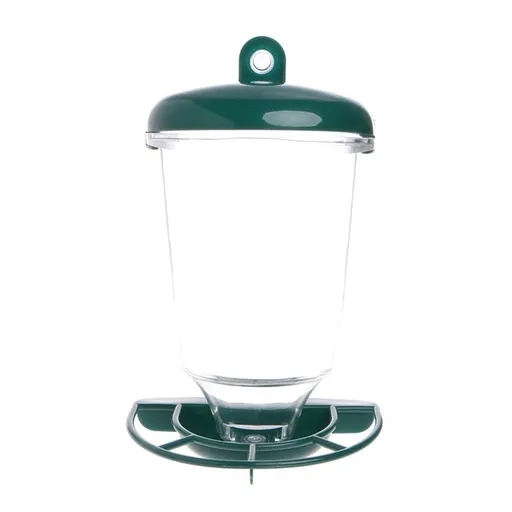 Clear Acrylic Window Bird Feeder with 1 Strong Suction Cups | Large Seeds Tray | Squirrel-Proof Design | Easy Installation & Maintenance | Educational Bird Watching for Kids & Adults