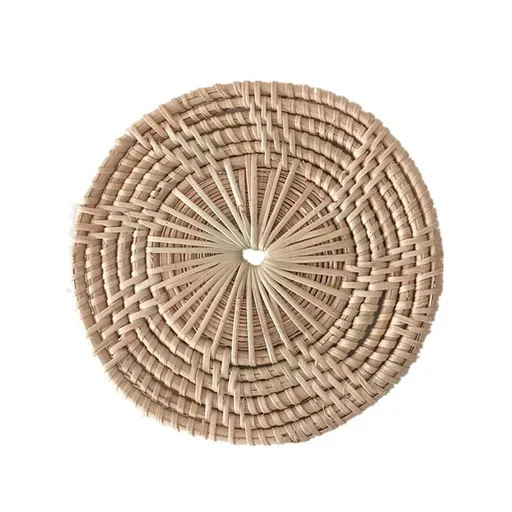 Rattan Coaster, Handmade Natural Rattan Coasters for Drinks, Rattan Woven Coasters for Drinks, Retro Rustic Farmhouse Boho Wicker
