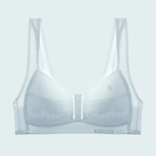 Girls Cotton Bra Full Cup Vest No Wire Blue (one piece) XL (Recommended 57.50 kg-65.00 kg