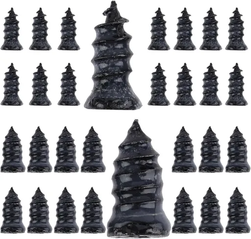 30 PCS Tire Repair Screws, Vacuum Tire Plug Kit Spiral Rubber Nails, Tire Plug Screw Type Quick Tool Spin Tire Plug, Car, Truck, Motorcycle Tire Puncture Repair