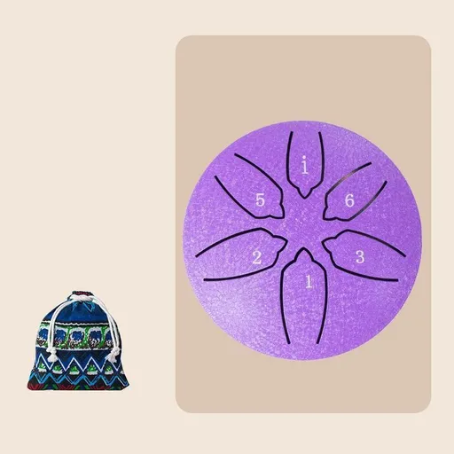 Ethereal Drum, Conical Purple (Sheet Music + Mallet + Storage Pouch)