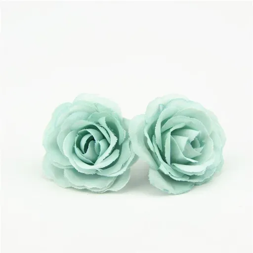 25 Pieces 3cm Mini Fake Rose Flower Heads Artificial Roses for Valentine Day Wedding DIY Decor Craft- Roses for DIY Wedding