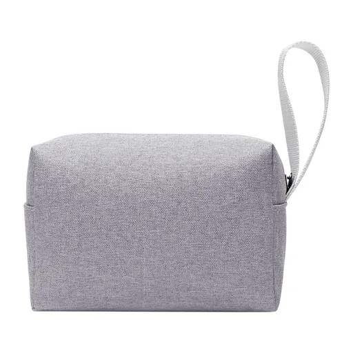 Electronic Cable Bag Mini Tablet Phone Cable Travel Organizer Storage Pouch Wear-Resistant Power storage bag（Grey）