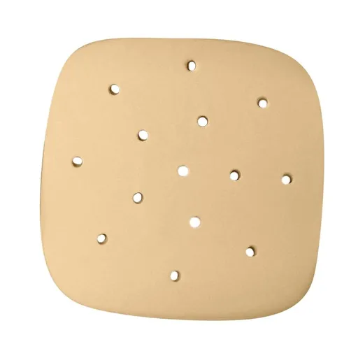 Air Fryer Parchment Paper Liners,6.5in Perforated Square Sheets for Baking Oven Steamer,100 Pcs Khaki Non-Stick Paper