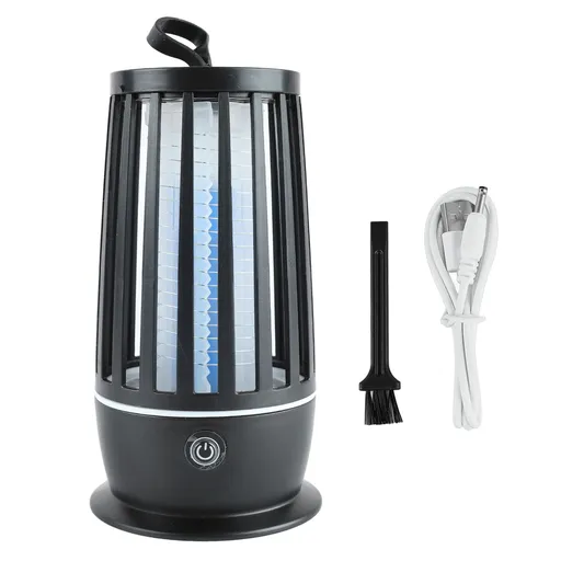 Electric Fly Killing Light 110V 220V PP USB Rechargeable Silent Fly Trap Lamp for Indoor Outdoor