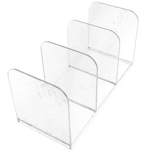 Transparent Pet File Stand for Desktop Storage and Office Document Organization