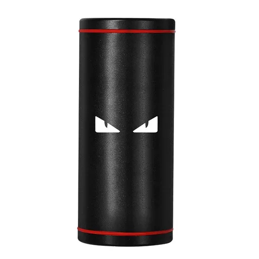 Aluminum Alloy Car Tissue Holder 16x7cm Little Monster Black