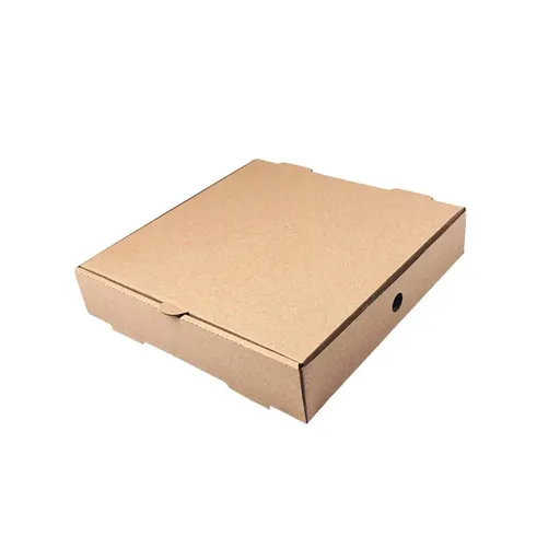 25 Piece Break Resistant Pizza Boxes 8 Inch Natural Brown