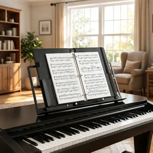 PU Leather Choral Folder – Adjustable Hand Strap, Large Capacity & Durable Build, Ideal for Choral Performances