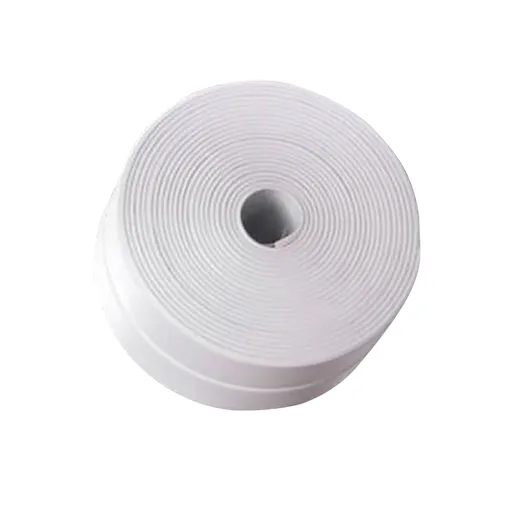 3 Rolls Self Adhesive Kitchen and Bathroom Caulk Tape, Waterproof Sealing Strip for Baths, Showers, Toilets, Tiles and Benchtops, White