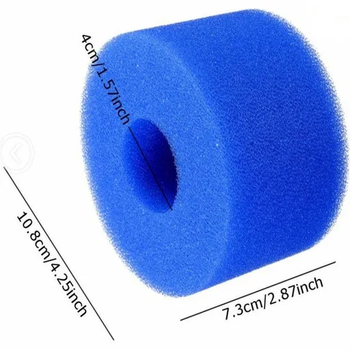 5-Pc Swimming Pool Filter, Foam Reusable Washable for Type Pool Filter Sponge, Foam Sponge Filter Sponges Accessories
