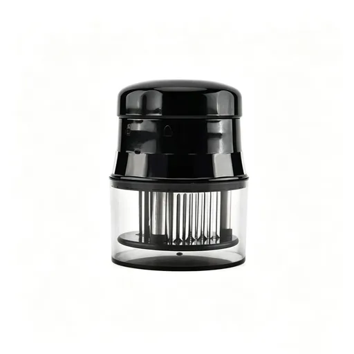 Meat Tenderizer, 56 Needles Stainless Steel Tenderizer For Tenderizing Steak Beef Fish And Poultry, Black