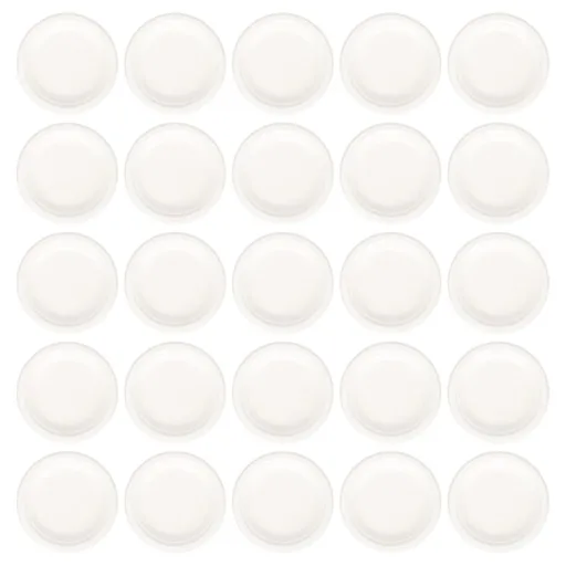 50Pcs Paper Party Plates Disposable Bagasse Simple Design For Guests