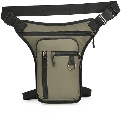 Fanny pack - men's fanny packs - women's fanny packs - Waterproof tactical leg bag - fanny pack - Multifunctional motorcycle bag for men and women - travel, camping, running, cycling - vegetable