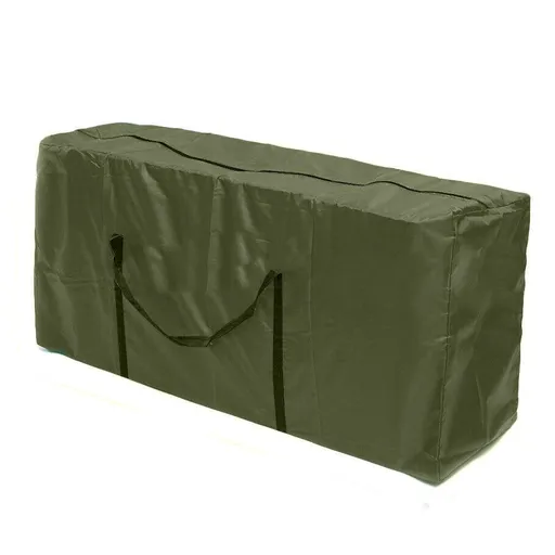 Outdoor Cushion Storage Bag with Sturdy Handle and Zipper Large Storage Bags for Bedding Duvet Clothes Garden Storage Green
