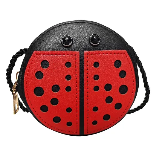 Cute Ladybug Purse Mini Pu Leather Crossbody Bag Wallet Pouch for Women and Girls Girls Purse Ladybug Bag Min