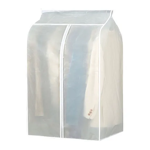 Hanging Garment Bags Transparent Stereo Clothing Dust Cover Home Washable Overcoat Suit Storage Bag 50x60x90cm