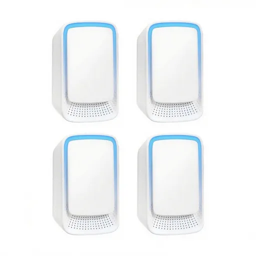 Air Purifier - Pack of 4 Plug-in Negative Ion Air Purifiers - Negative Ion Air Purifier - Home Air Purifier - Negative Ion Air Purifier - Deodorizer - Ionizer - Wit