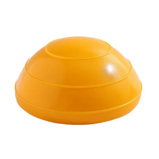 Mini Half Balance Ball PVC Exercise Yoga Pilates Training Ball 16cm - Yellow