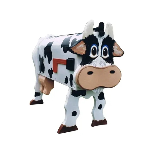 Unique Cow And Horse Mailbox Metal Wall Mounted Mailbox Outdoor Garden Decoration
