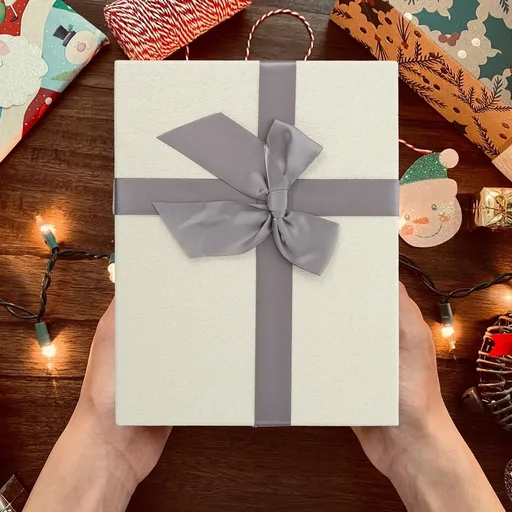 Valentine's Day Beige Cardboard Box for Festive Present Storage