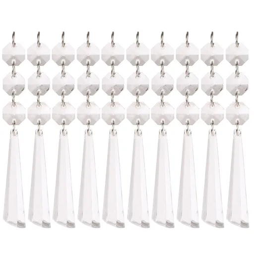 DIY Transparent Acrylic Ball Bead Hanging Pendant Decoration Ornament Accessory (I)