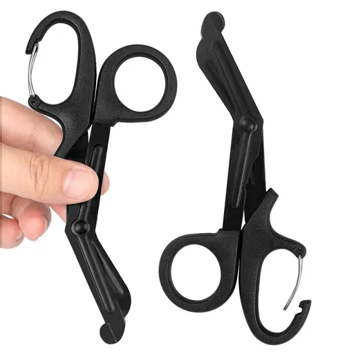 Trauma Shears, 7.4 Inch Stainless Steel Medical Scissors, Bandage Scissors with Carabiner, Nursing Scissors Surgical Scissors