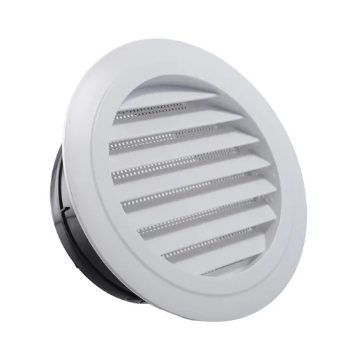 Duct Vents Round Louvered Vents Interior Abs Grille Ventilation Wall Vent Covers 150Mm Smile Home 150 mm