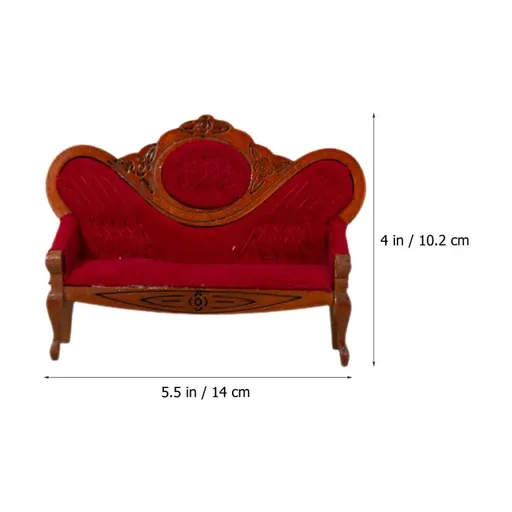 Dollhouse Sofa Dollhouse Living Room Furniture 1 12 Scale Dollhouse Furniture Mini Chairs for Crafts Miniture House Furniture